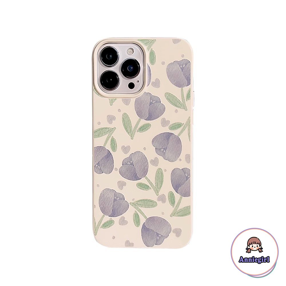 Ốp Điện Thoại TPU Mềm In Hình Hoa Tulip Cho IPhone 11 14 Pro Max 13 Pro Max 12 IPhone X XS XS Max XR 7 8 Plus