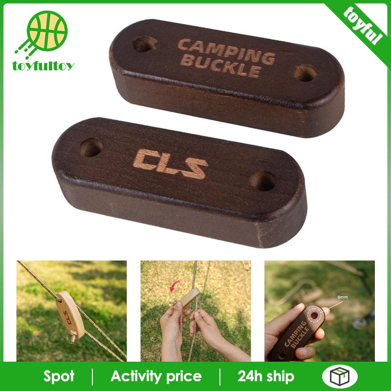 Bộ 2 Móc Khóa Dây Lều Cắm Trại / Leo Núi Điều Chỉnh Được Tiện Lợi