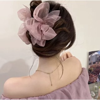 Siêu Cổ Tích Gạc Bướm Kẹp Tóc Nữ Nhẹ Nhàng Tính Khí Cá Mập Kẹp Tóc Phụ Kiện Tóc