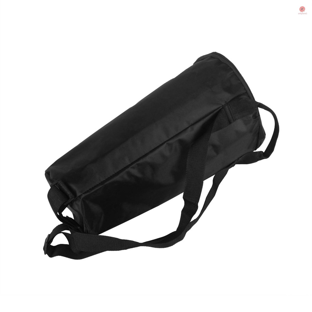 Túi Xách Vải Oxford Chống Thấm Nước Màu Đen 8 Inch Họa Tiết Djembe Châu Phi Độc Đáo