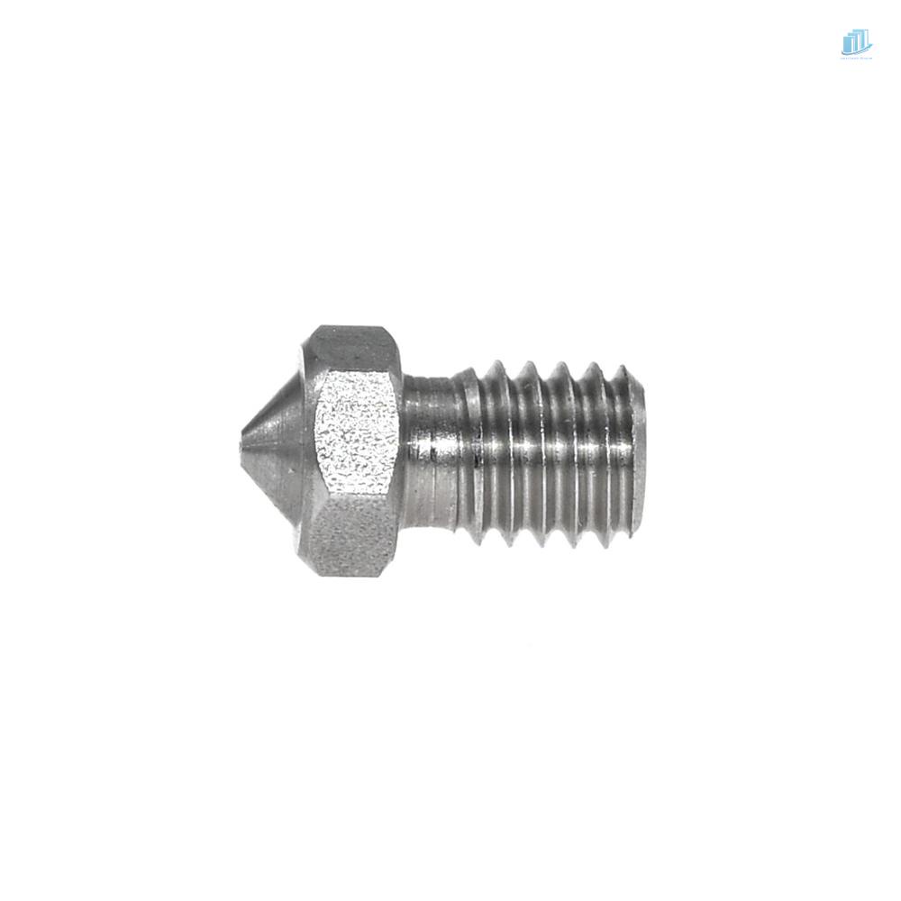 Set 10 Vòi Inox V6 1.75mm 0.2 0.3 0.4 0.5 0.6mm Chuyên Dụng Cho Máy In 3D