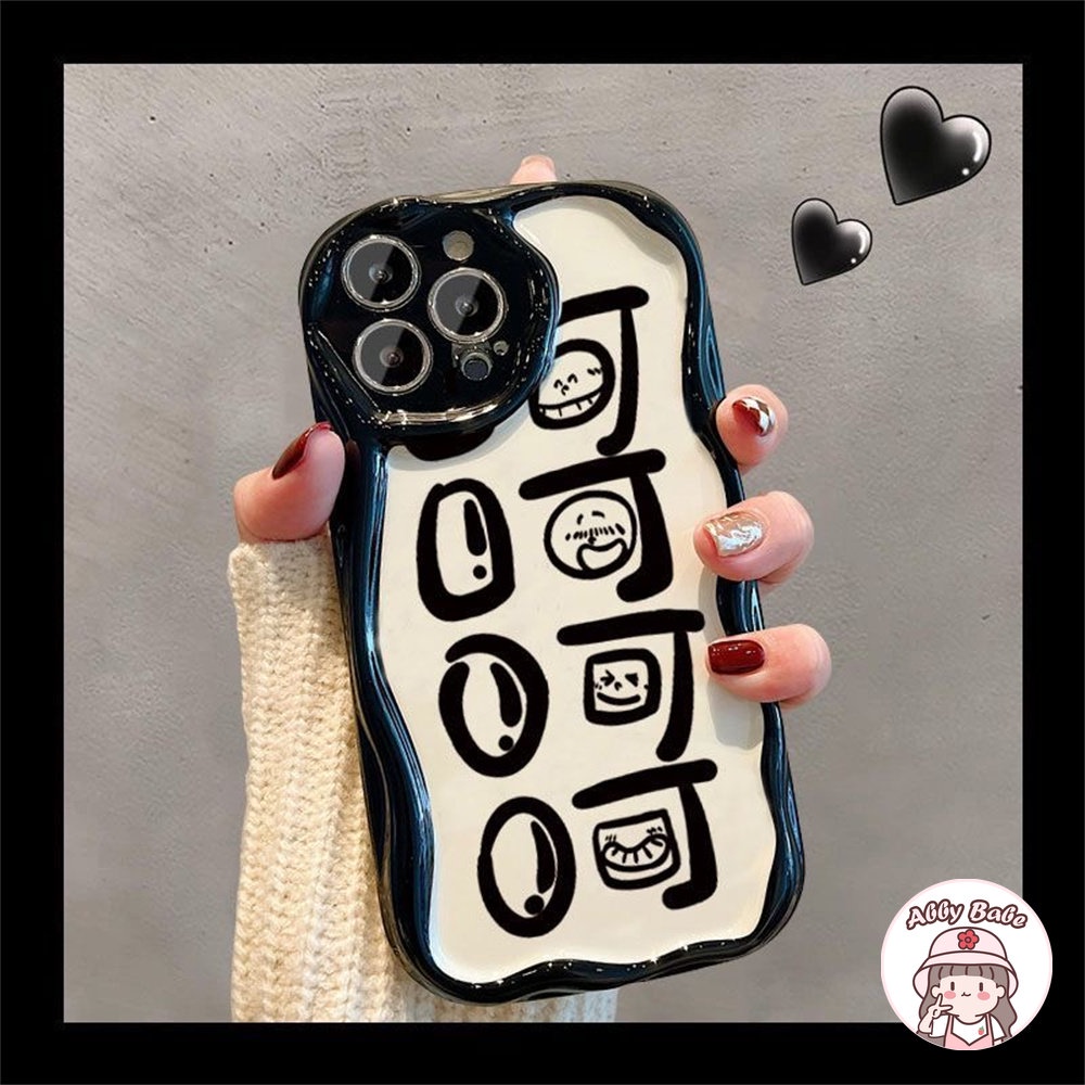 Ốp Điện Thoại TPU Mềm Chống Sốc In Chữ Màu Đen Đơn Giản Cho IPhone 14 Pro Max 11 12 11 Pro Max X XS 7Plus