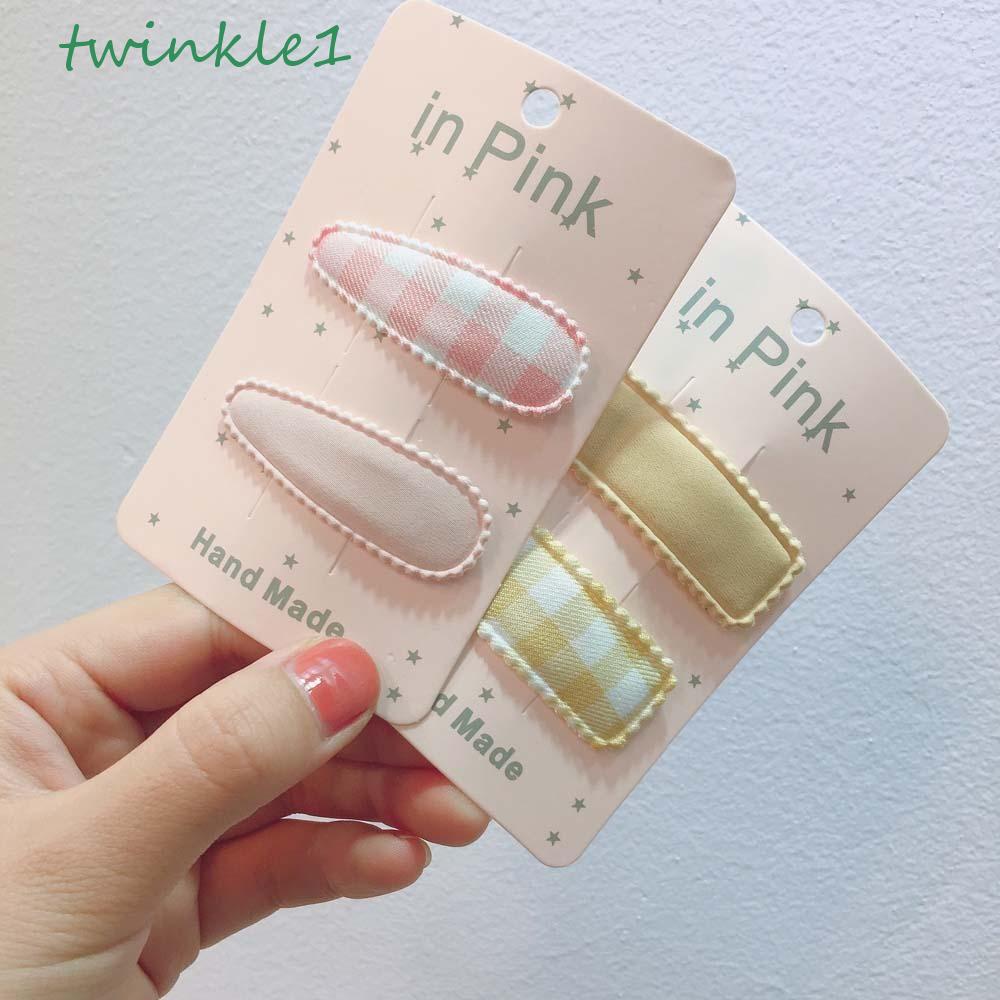 Kẹp Tóc Đính Đá Hình Giọt Nước / Vuông Phong Cách Hàn Quốc