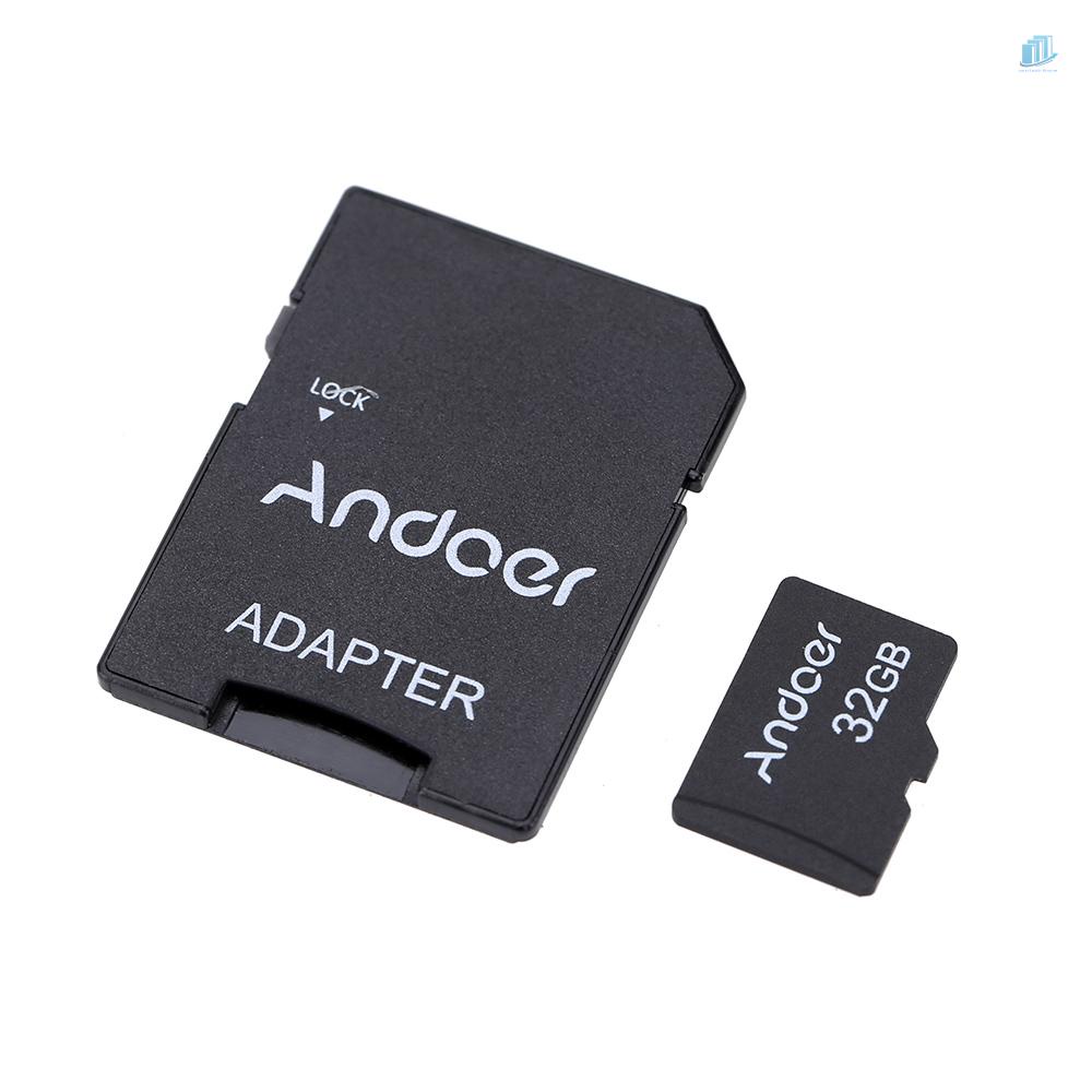 ANDOER Thẻ Nhớ TF 10 Dung Lượng 32GB Cho MáY ẢNh / Xe Hơi