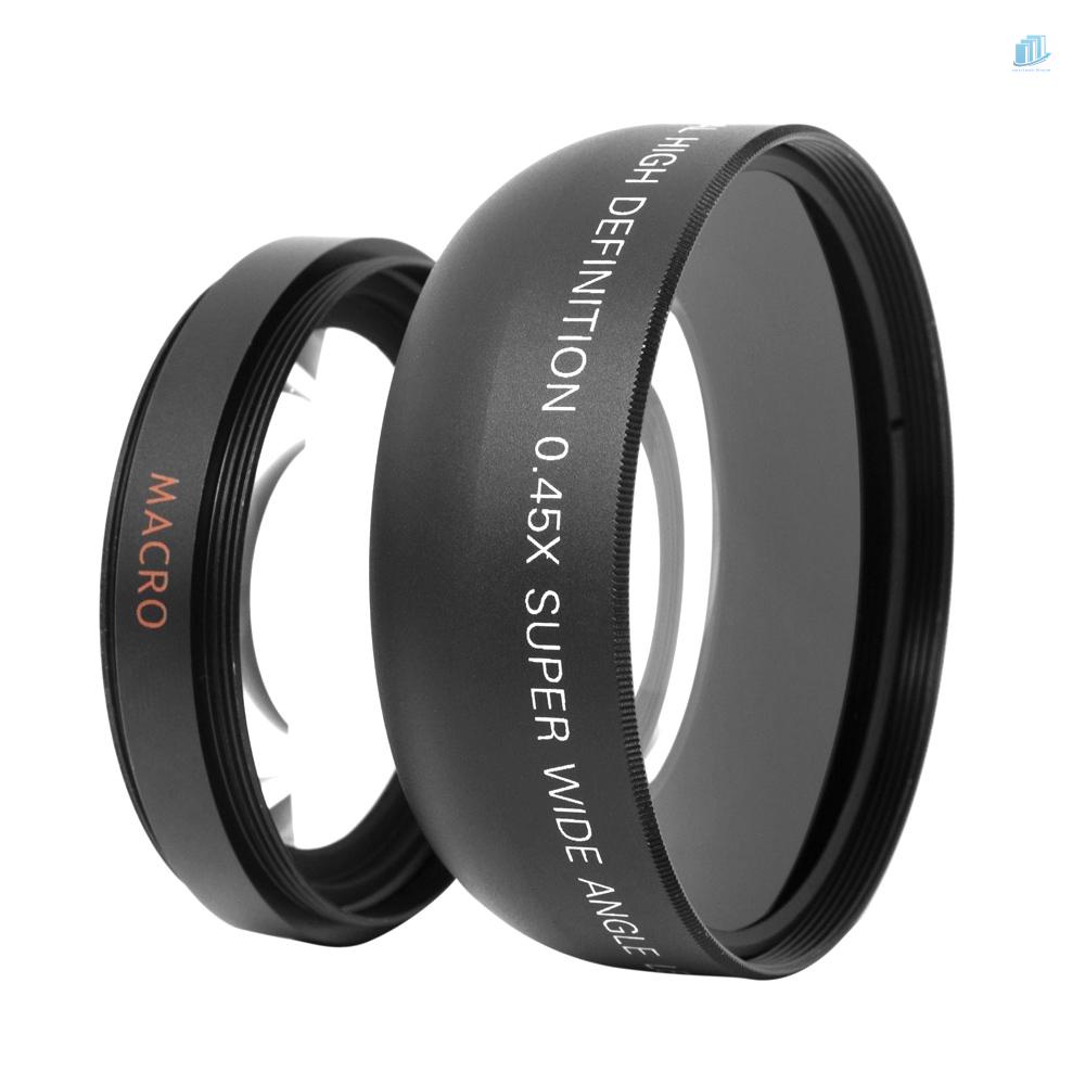 Ống Kính Góc Rộng Macro 52MM HD 52MM 0.45x Thay Thế Cho Máy Ảnh Pentax 52MM DSLR