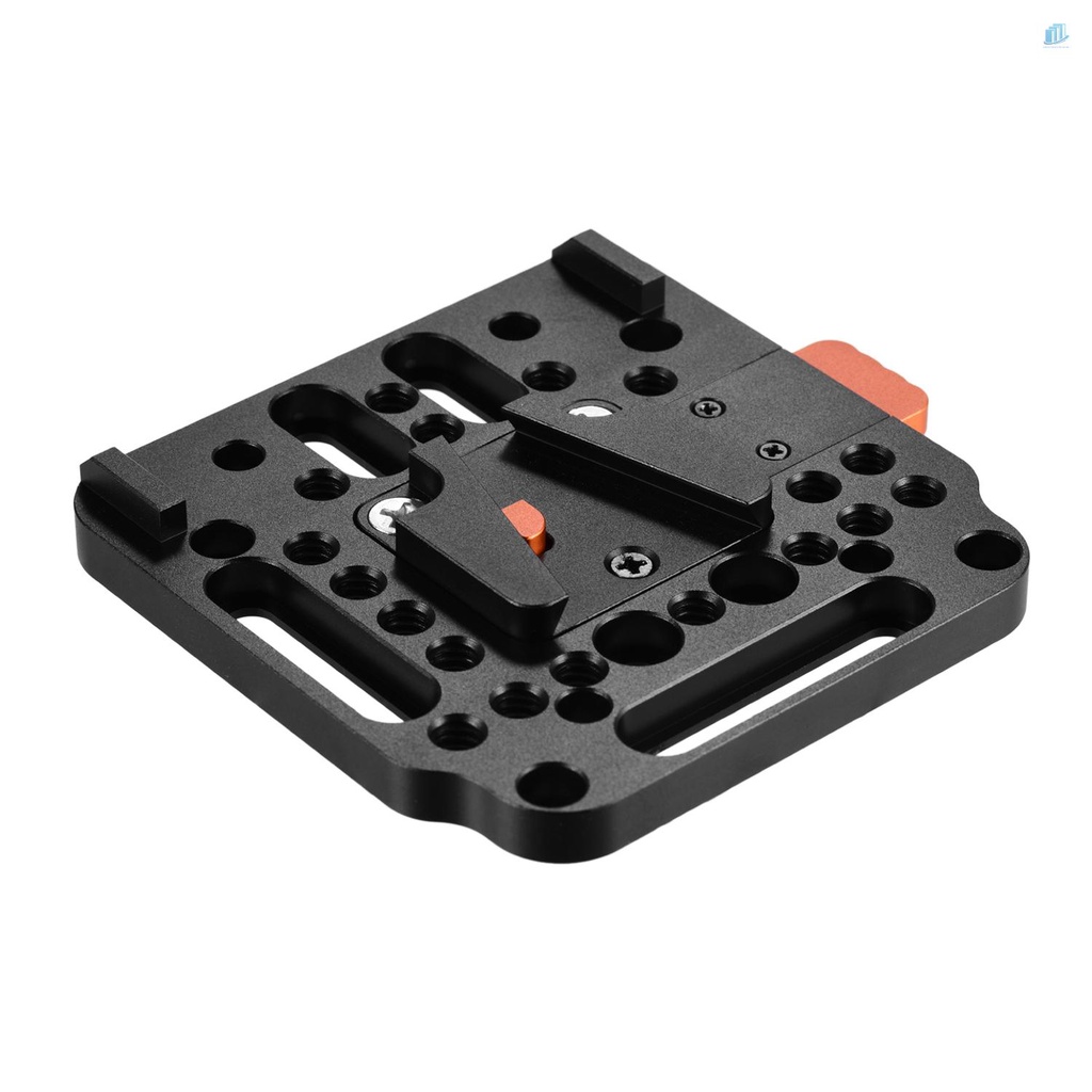 Đĩa Khóa Tháo Lắp Nhanh Hình Chữ V Bằng Hợp Kim Nhôm 1 / 4 Inch M3 M4 Vít 1 / 4 Inch Cho Pin V-Mount