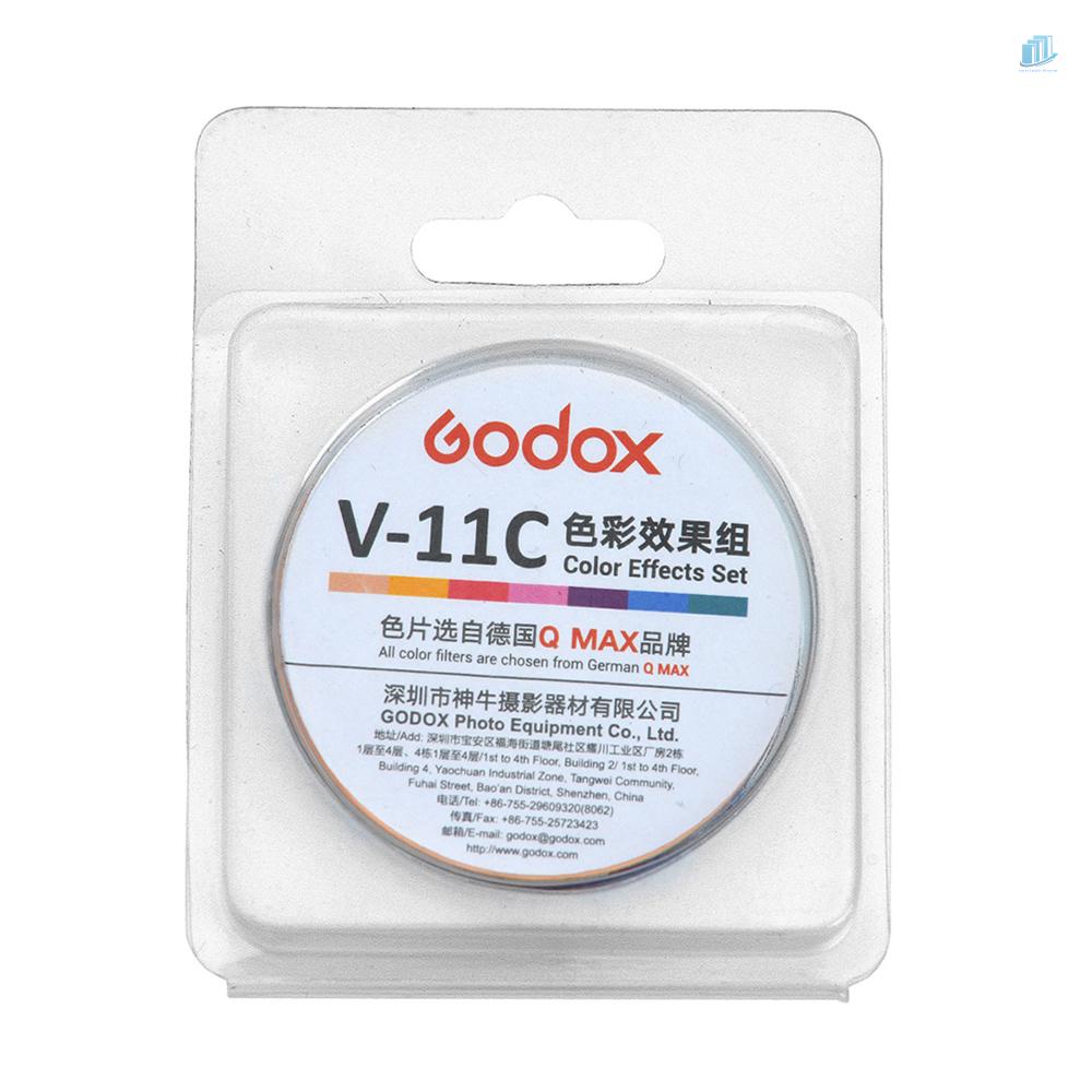 Bộ Lọc Màu V-11C 15 Màu Khác Nhau * 2 Cho Đèn Flash Máy Ảnh Godox V1