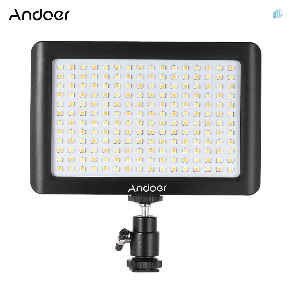 ANDOER Set 192 Đèn LED Mini Điều Chỉnh Được Độ Sáng 3200K / 6000K Cho Máy Ảnh DSLR