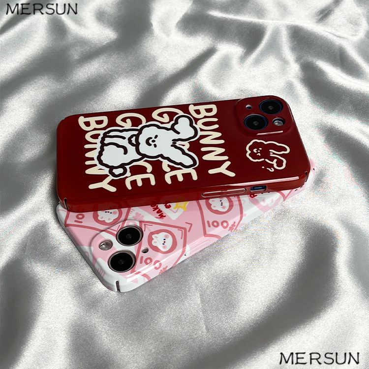 Phụ Kiện Đa Dạng Độc Đáo Tiện Dụng813711Ốp Điện Thoại Cứng In Hình Thỏ Cầu May Mắn Cho Iphone 12 Xr Xs Max 14 12