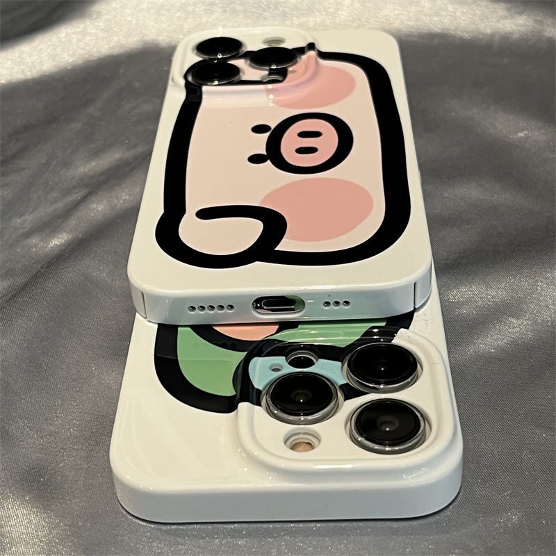 Ốp Điện Thoại Cứng Họa Tiết Hoạt Hình Sáng Tạo Cho Iphone 11ProMax 13X 1213 14 14Pro