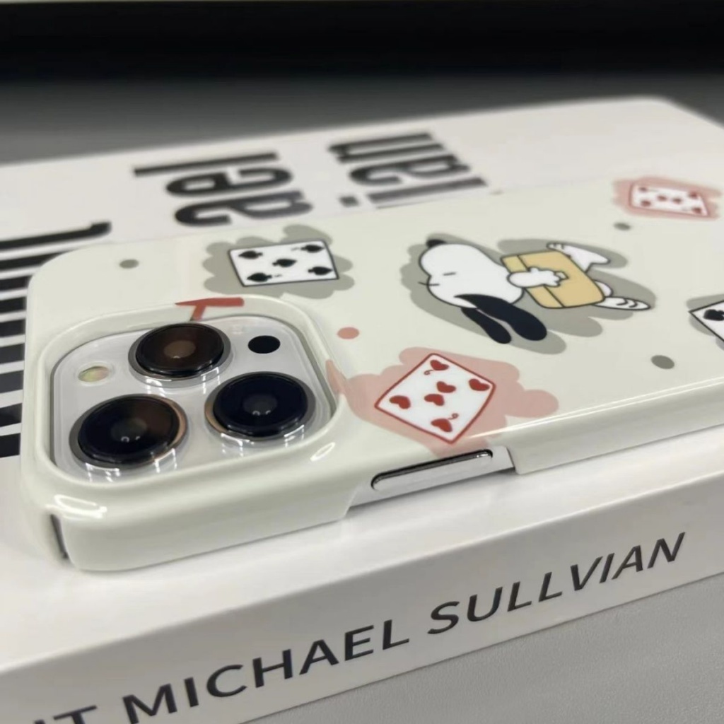 Ốp Điện Thoại Cứng Họa Tiết Hoạt Hình Cún Cưng Dễ Thương Cho Iphone 12 Xsmax 11Pro 14pro 13pro xr XS2W