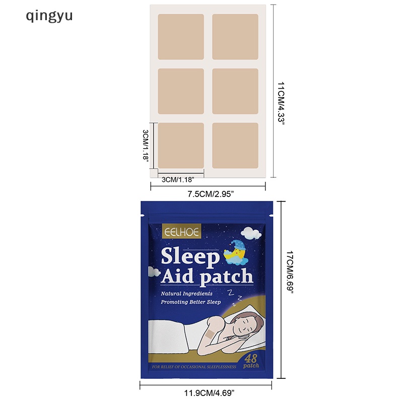 Bộ 48 Miếng Dán Giảm Mất Ngủ Giúp Thư Giãn Hiệu Quả