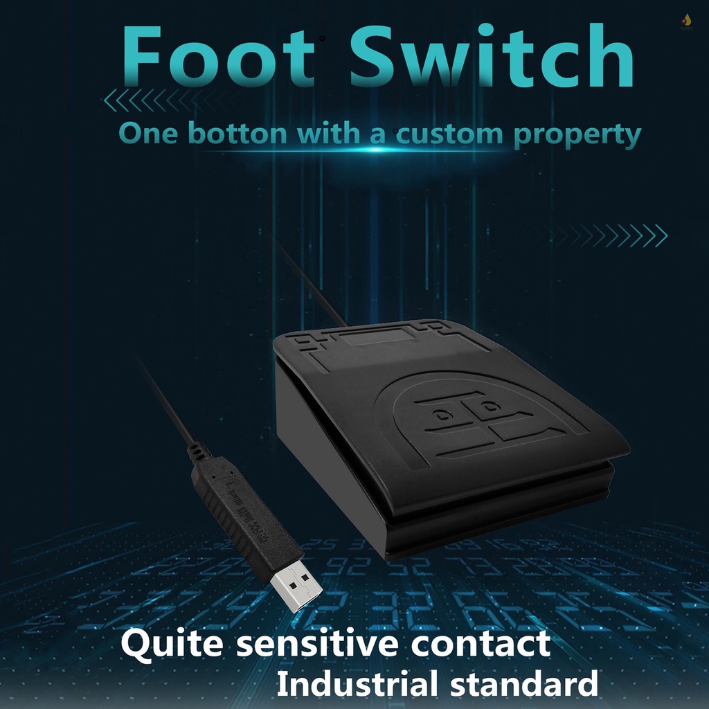 Bàn Đạp Chân USB Điều Khiển MIDI Cắt Ngắn Bằng Giọng Nói Chuyên Dụng Cho Thiết Bị Máy Tính