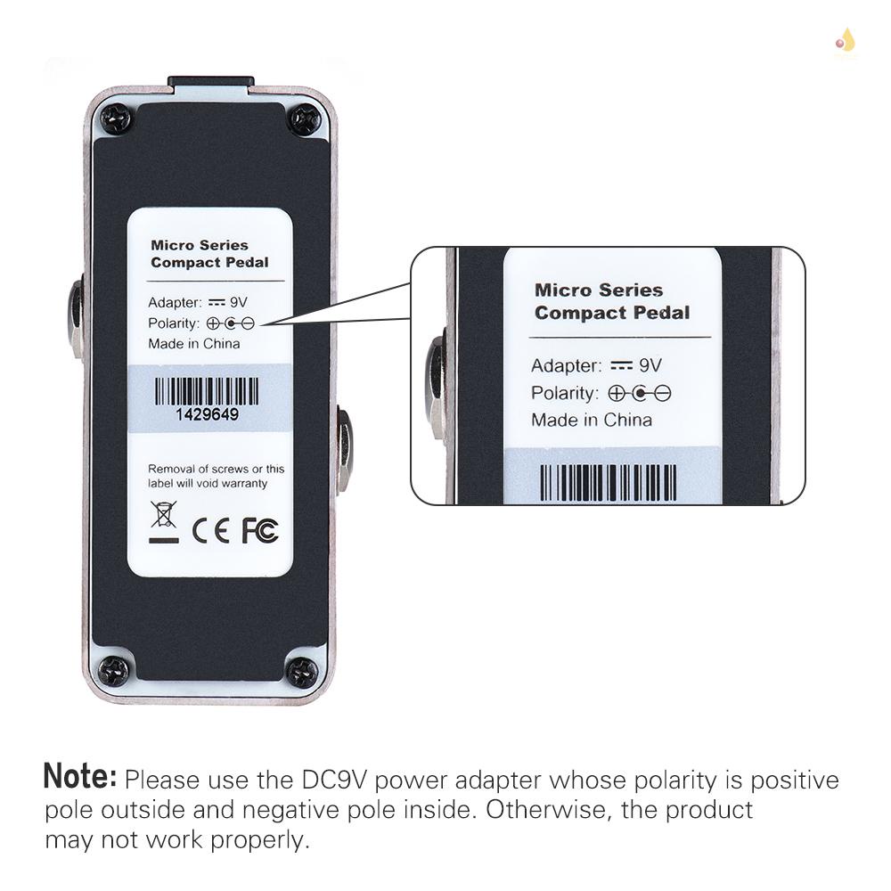 Bàn Đạp Hiệu Ứng Octave Mini 11 Chế Độ Octave Cho Đàn Guitar MOOER Ốp