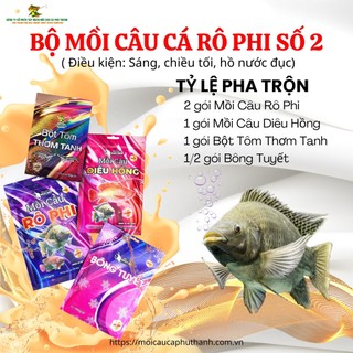 Bộ mồi câu cá rô phi số 2