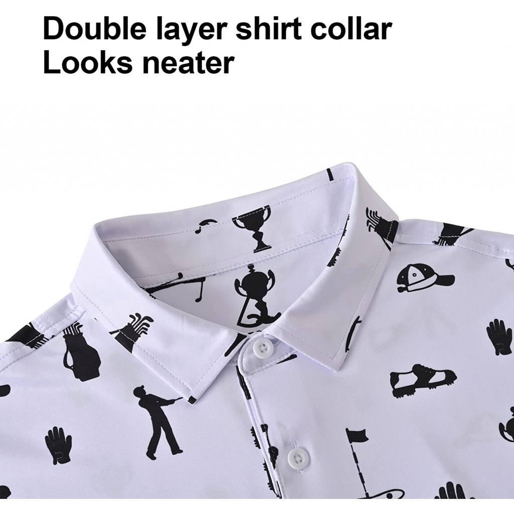 Áo polo Tay Ngắn Có Cổ Thoáng Khí Phong Cách Thể Thao Thời Trang Cho Nam