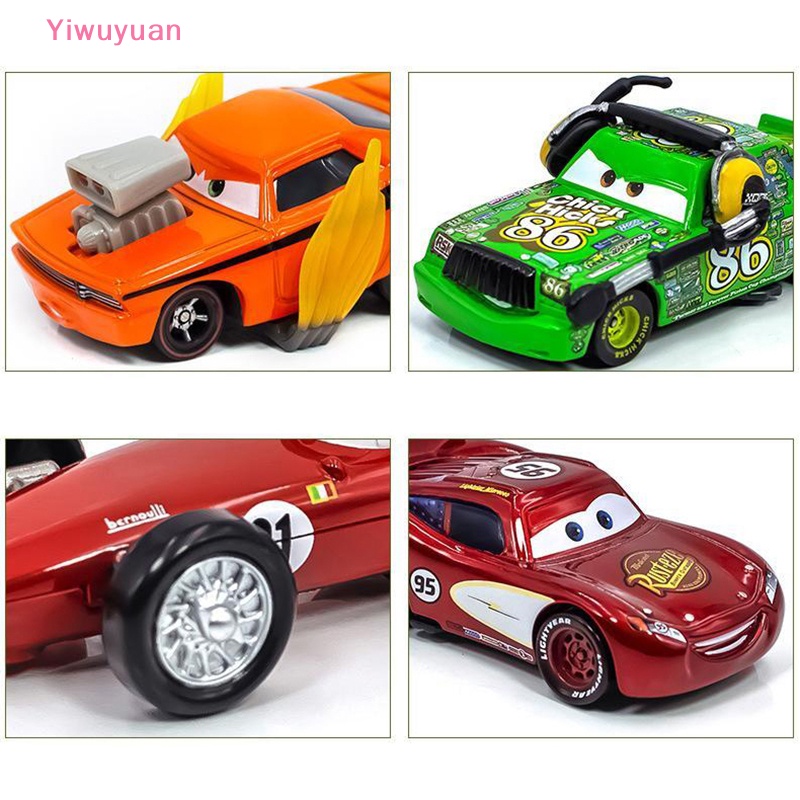 DISNEY < Yiwuyuan > Mô Hình Xe Hơi Pixar Cars 3 Lightning Mc Queen Mater Fabulous Hudson Diecast Bằng Hợp Kim Cho Bé Trai Mới