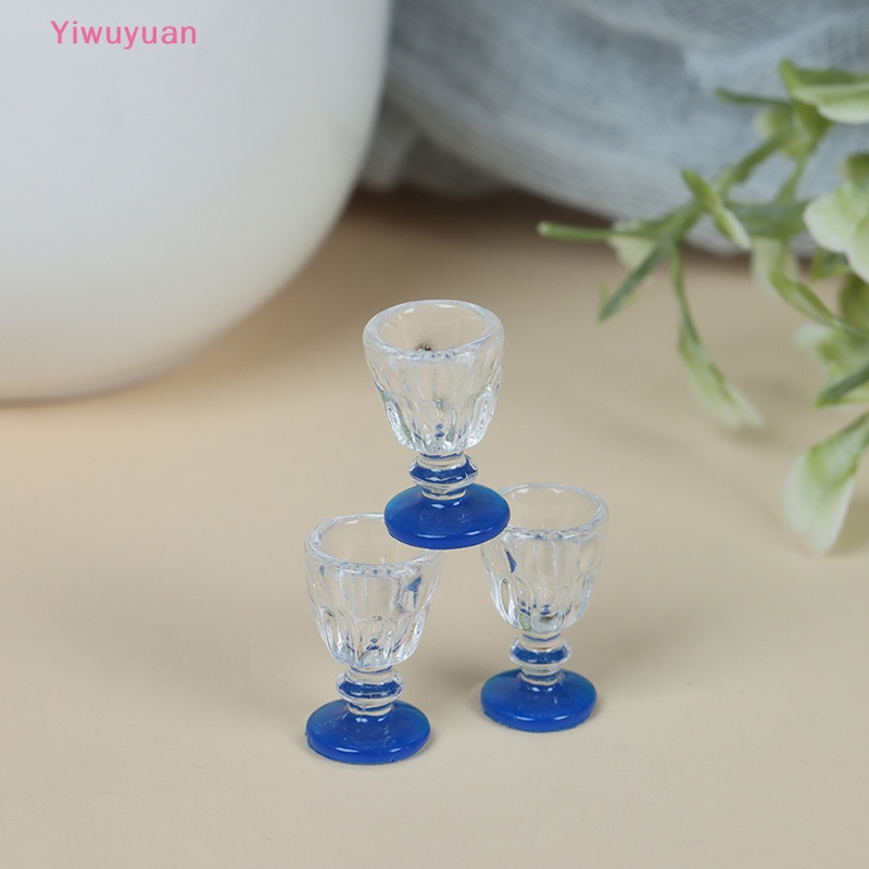 Bộ 4 Mô Hình Cốc Bia Và Rượu Mini Trong Suốt Dùng Trang Trí Nhà Búp Bê Mới
