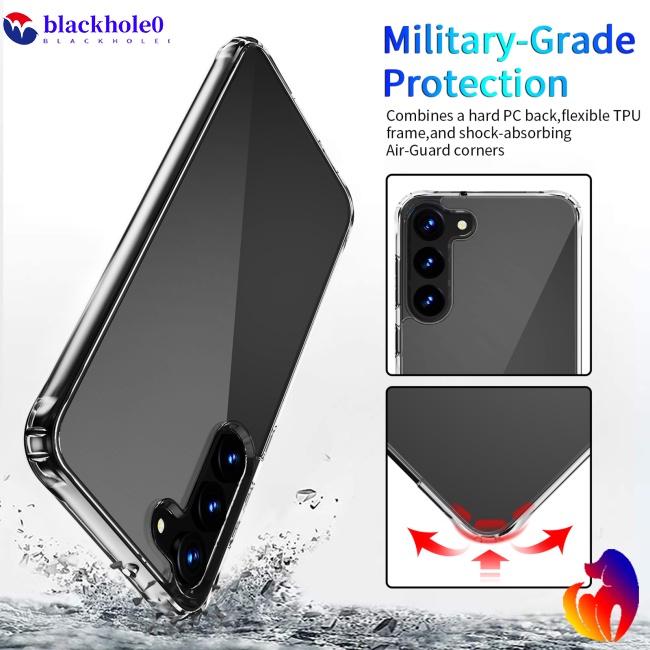 Ốp Điện Thoại Hình Vuông Trong Suốt Chống Sốc Cho S23plus S23 +