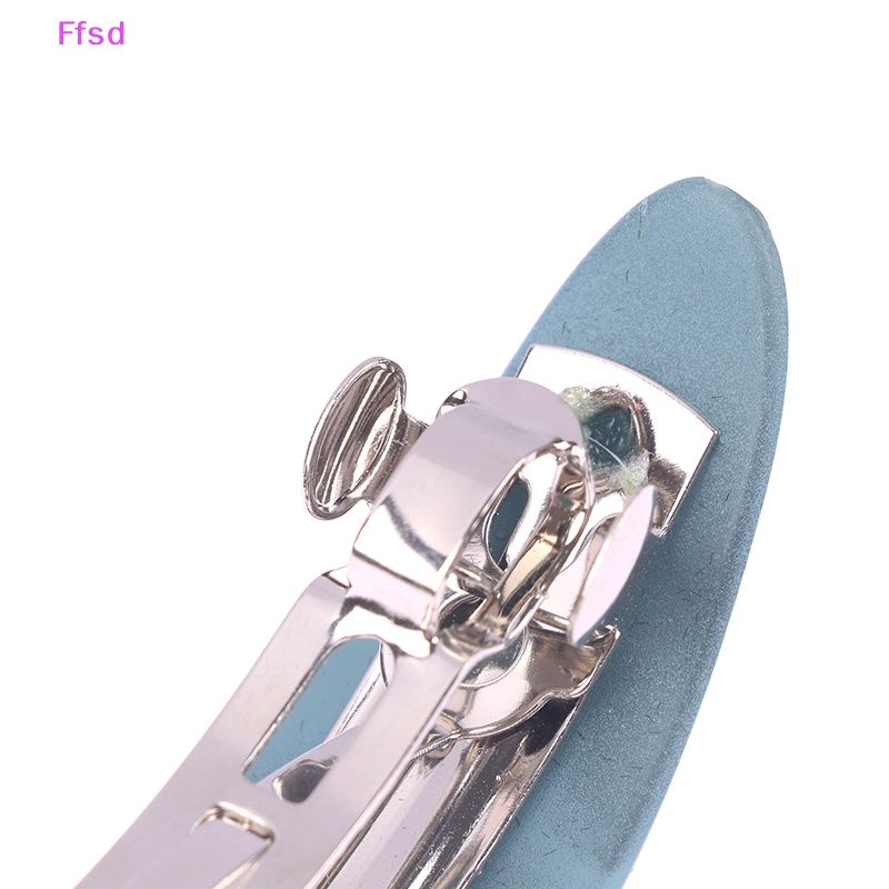 {Ffsd} Kẹp Tóc Đuôi Ngựa Hình Học Màu Nhám Thanh Lịch Cho Nữ * Bán Chạy