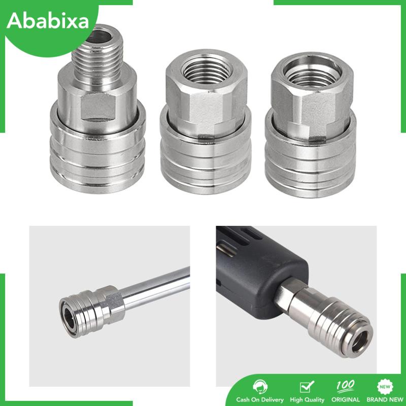 Đầu Nối Áp Suất M14 Bằng Thép Không Gỉ Bền Bỉ Nhỏ Gọn 1 / 4 Dành Cho Vòi Rửa Điện