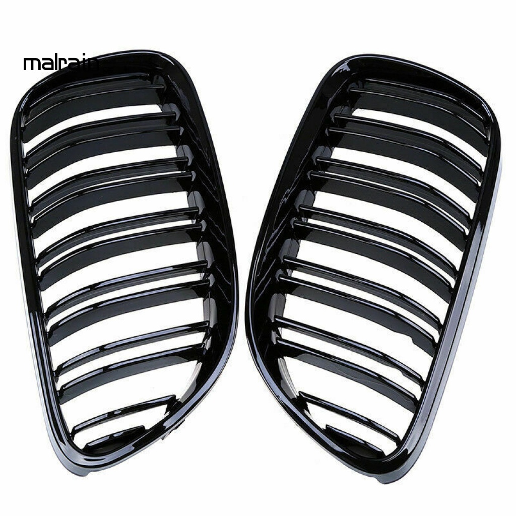 1 Cặp Lưới Tản Nhiệt Bằng ABS Màu Đen Chống Phai Màu Cho Xe Hơi 51137254967 51137254970 51137254968 Phụ Kiện Chuyên Dụng Cho Xe Hơi BMW 3 Series E92 E93 Coupe 10-14