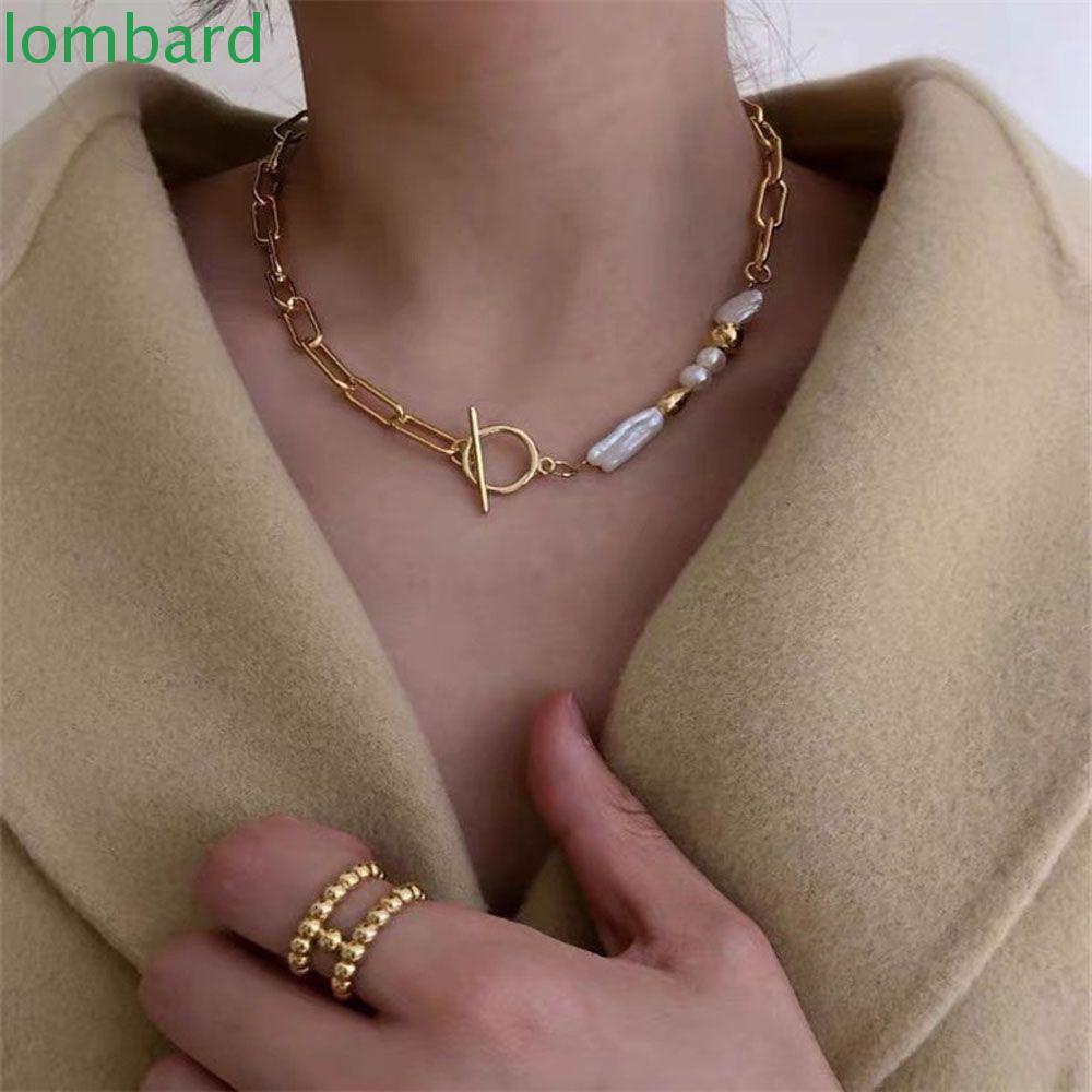 Vòng Cổ Choker Có Khóa Tròn Thời Trang Cho Nữ