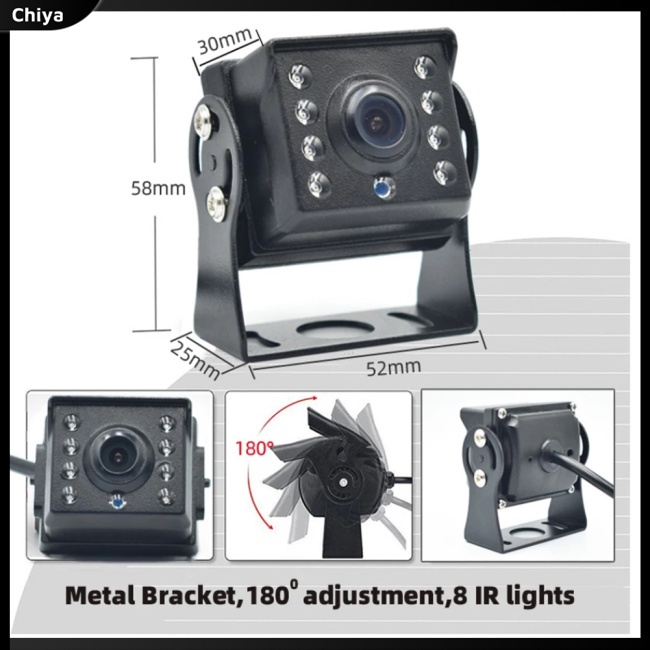 Màn Hình TFT LCD 12-24v Có Thể Xoay 360 Độ Gắn Đuôi Xe Hơi Xe Tải