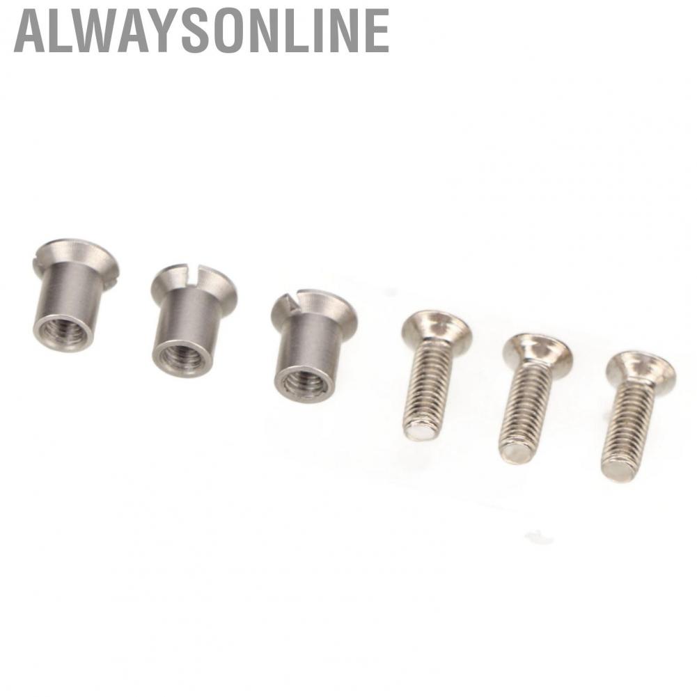 Alwaysonline Screw Set  3pcs High Hardness Universal Metal Trident for Reel To Tape Recorders