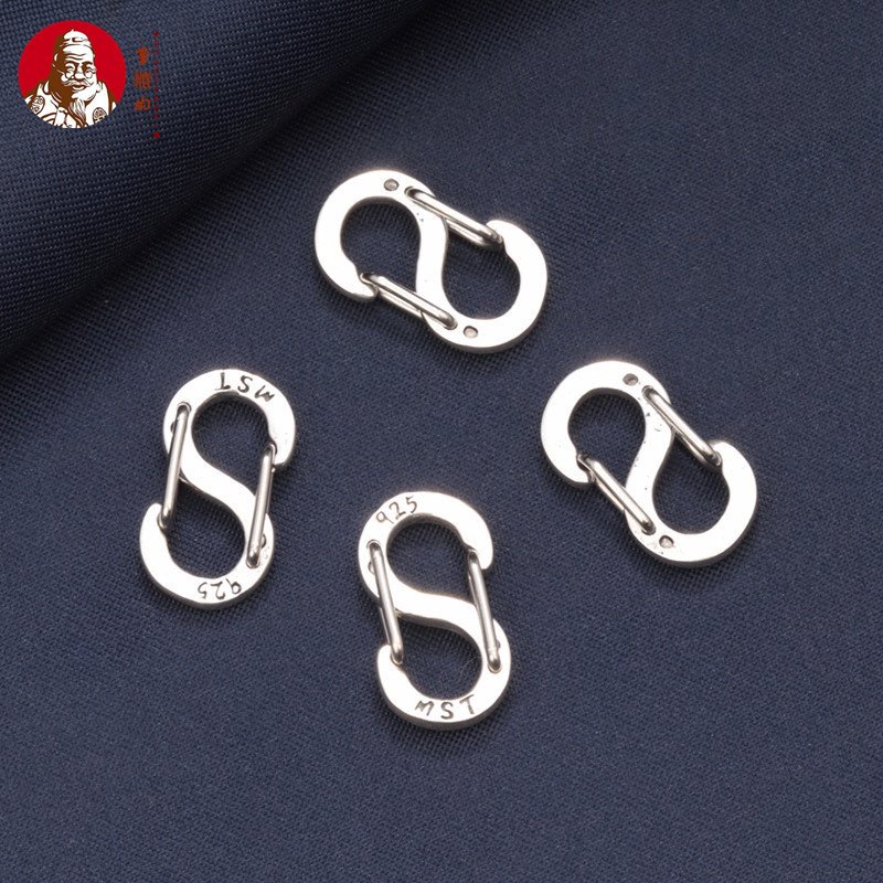 Khóa Gài Chữ S Bằng Bạc 925 Làm Thủ Công DIY
