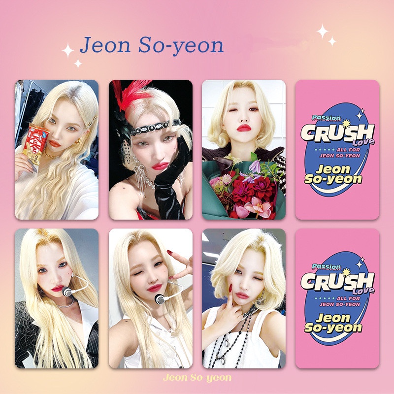 Set 6 Tấm Ảnh Lomo Card YUQI SHUHUA MIYEON MINNIE SOYEON