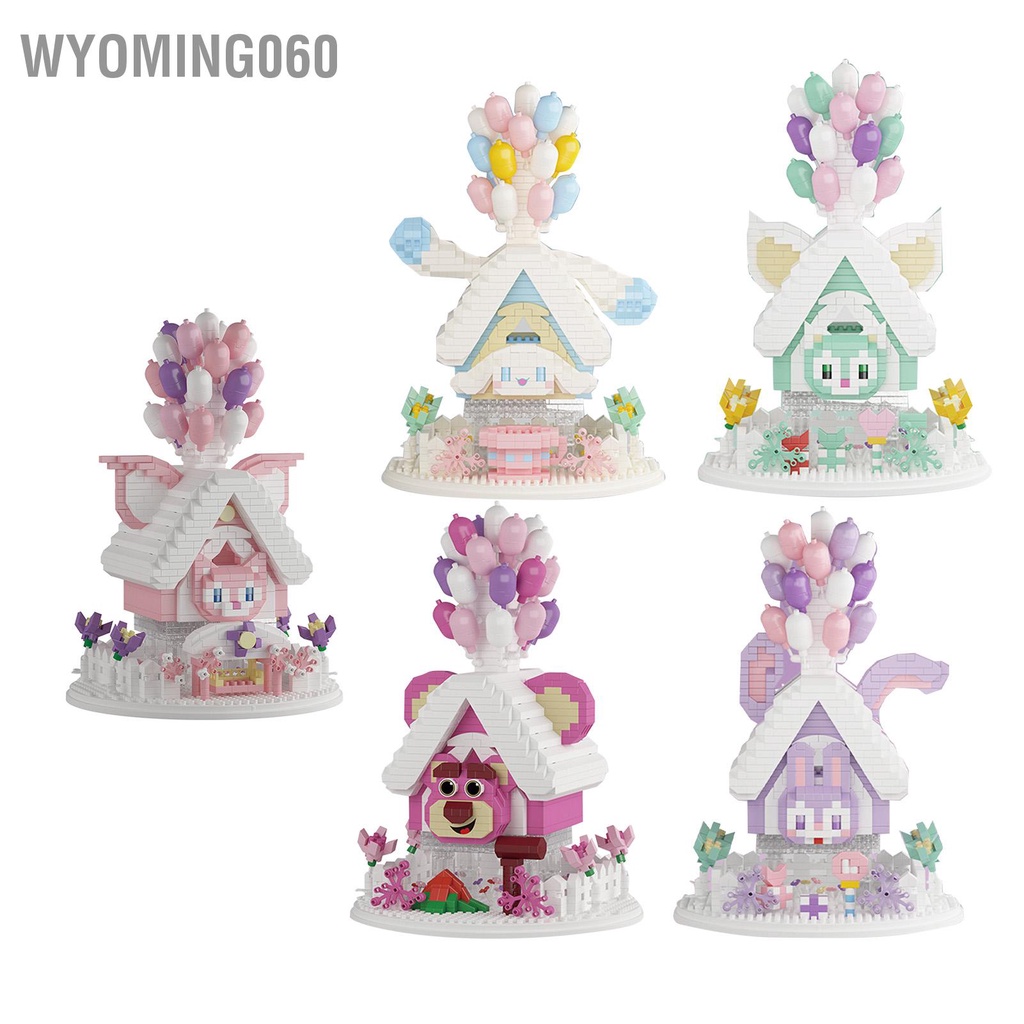 Wyoming060 Micro Xây Dựng Đồ Chơi 3D Mini Khối Bóng Nhà Lắp Ráp Tự Làm Xếp Hình Bộ Cho Trẻ Em 3999 Miếng