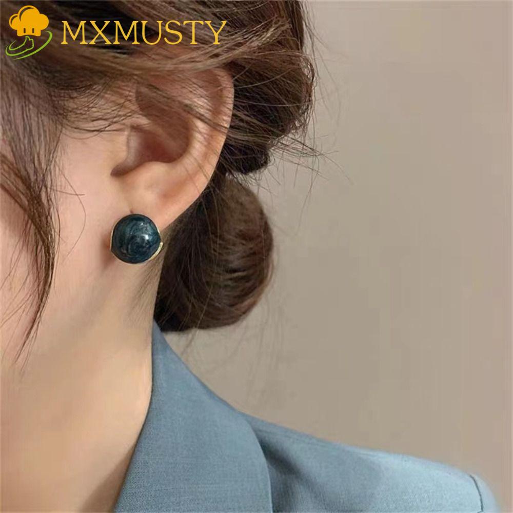 Bông Tai Bằng Đồng Tráng Men Thời Trang Dành Cho Nữ