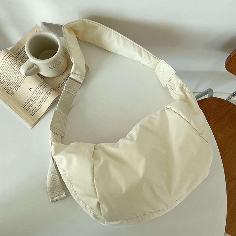 Túi Đeo Vai Bằng cotton Sức Chứa Lớn Đơn Giản Dễ Phối Đồ Hợp Thời Trang Cho Nữ