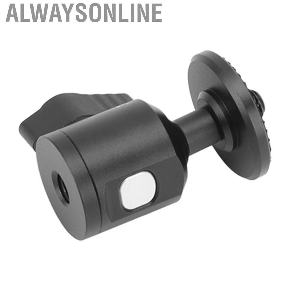 Alwaysonline PULUZ  Tripod Ball Head 360 Degree Rotation Aluminium Alloy with 1/4in Screw for Fill Light MIC