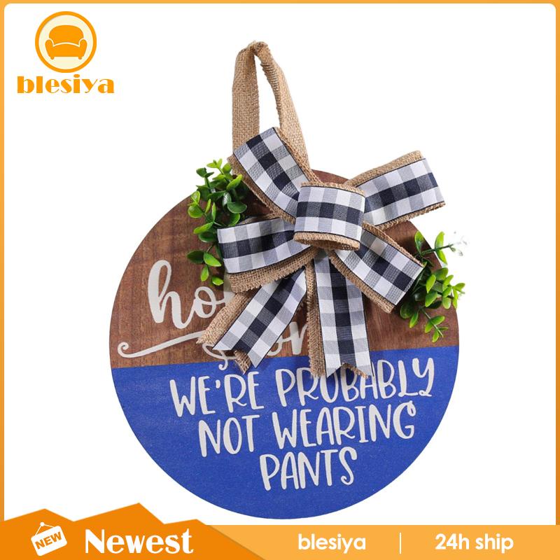 Bảng Gỗ Tròn 12 Inch Treo Cửa Trang Trí Nhà Cửa