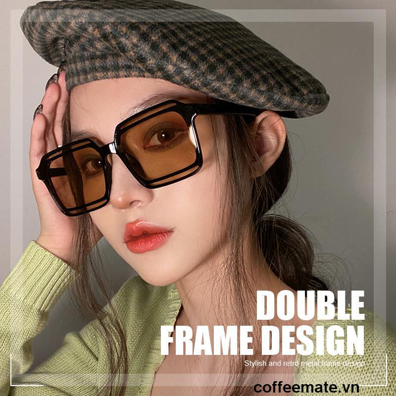 ⚡Kính Mát Gọng Vuông Chống Nắng Thiết Kế Thời Trang