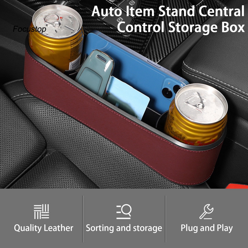 Hộp Đựng Vật Dụng Gắn Khe Hở Cửa Xe Hơi Chống Trượt Thời Trang