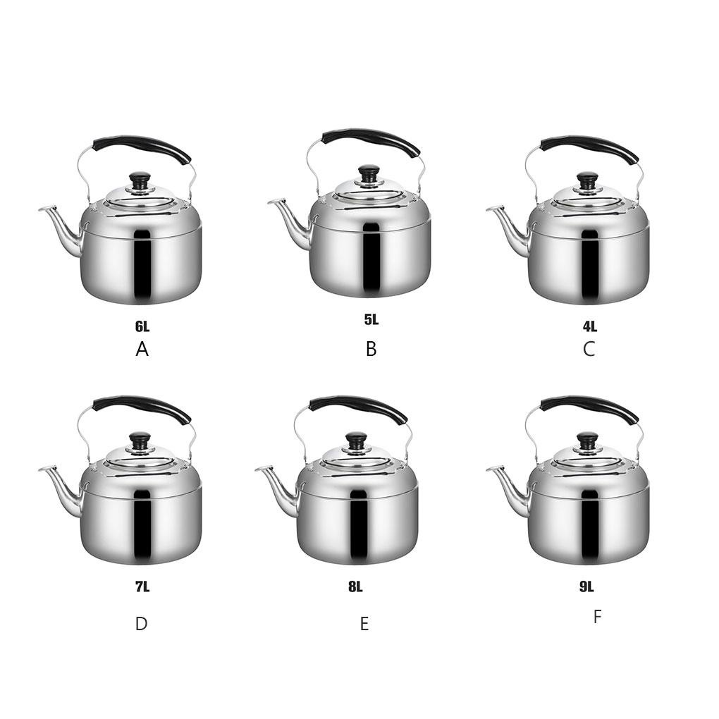 Ấm Đun Nước Bằng Thép Không Gỉ Dày Dặn Tiện Dụng Cho Nhà Bếp