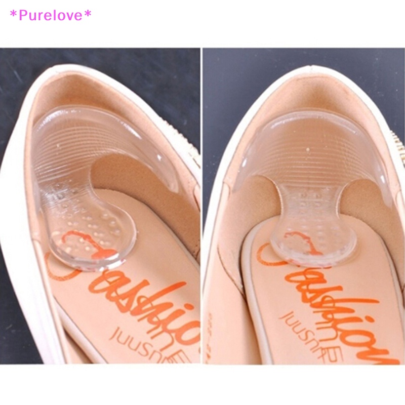 Miếng Lót Giày Cao Gót Bằng Silicon gel Tiện Dụng Áo Thun Thiết Kế Mới Năng Động Thời Trang
