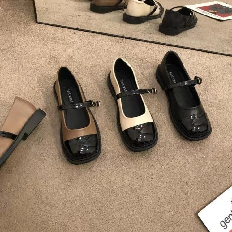 Giày búp bê JINXCHOY xinh xắn thời trang thanh lịch dành cho nữ  AA6306