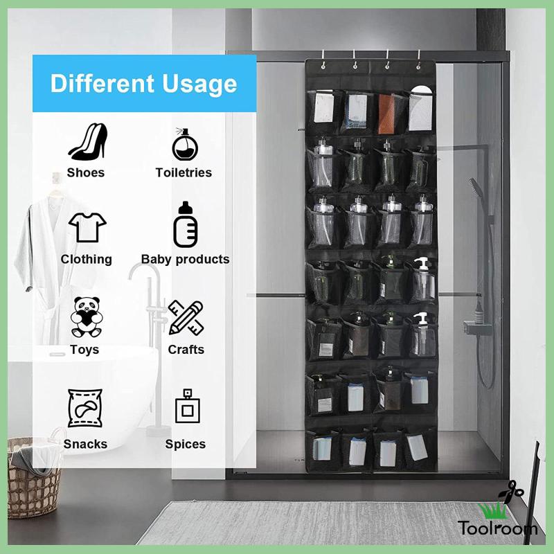 Giá Treo Giày Dép / 4 Móc Kim Loại Tiện Dụng Cho Phòng Ngủ / Phòng Tắm