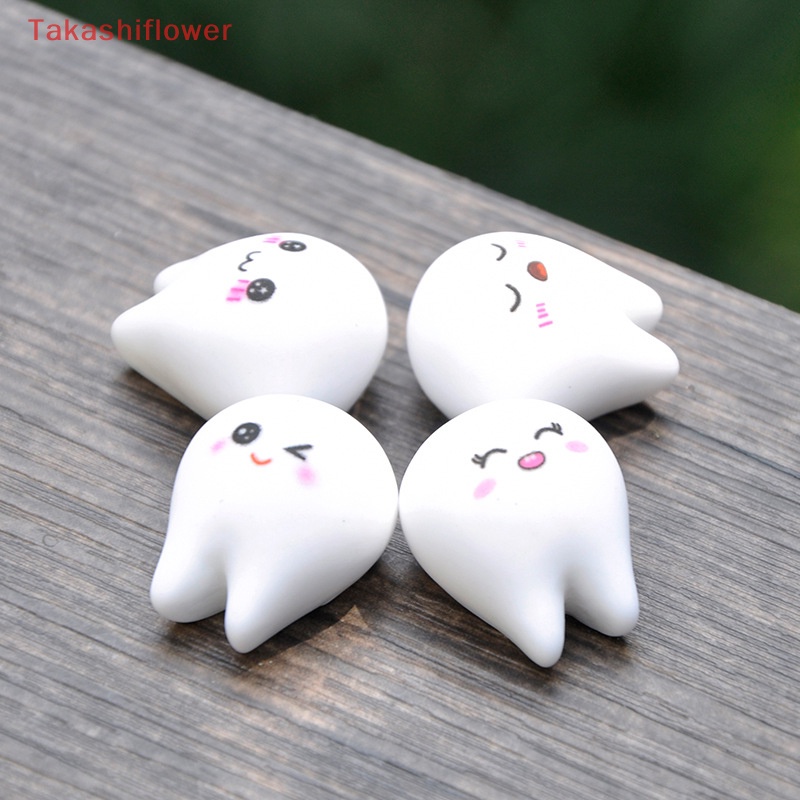 Set 8 Răng Nhựa Phát Quang Hình Biểu Tượng Cảm Xúc Dễ Thương Dùng Trang Trí