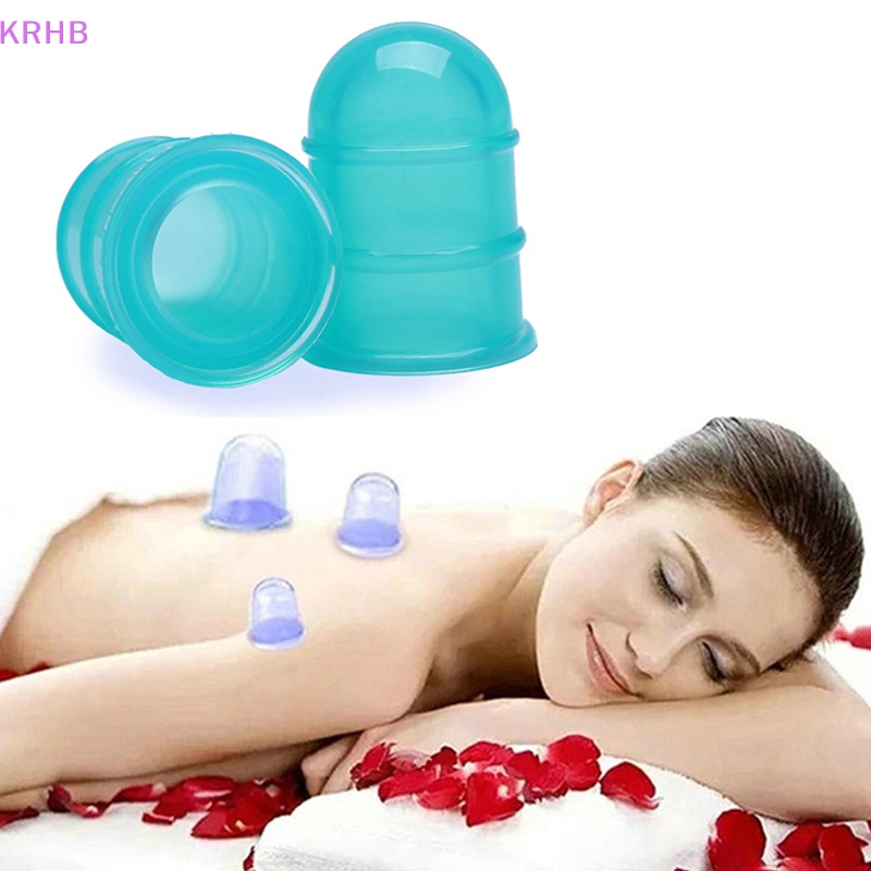 1 Cốc Giác Hơi Mát Xa Cơ Thể Bằng Silicon Chống Cellulite Mới