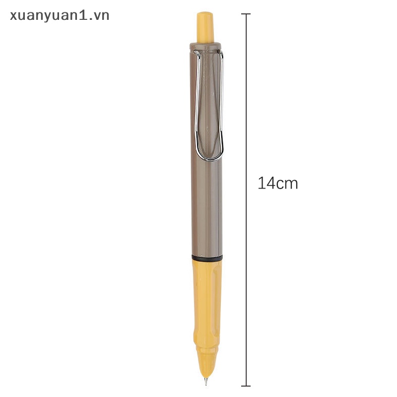 Bút Mực Dạng Nhấn Ngòi 0.38mm Có Thể Thu Gọn Tiện Dụng Cho Văn Phòng / Trường Học