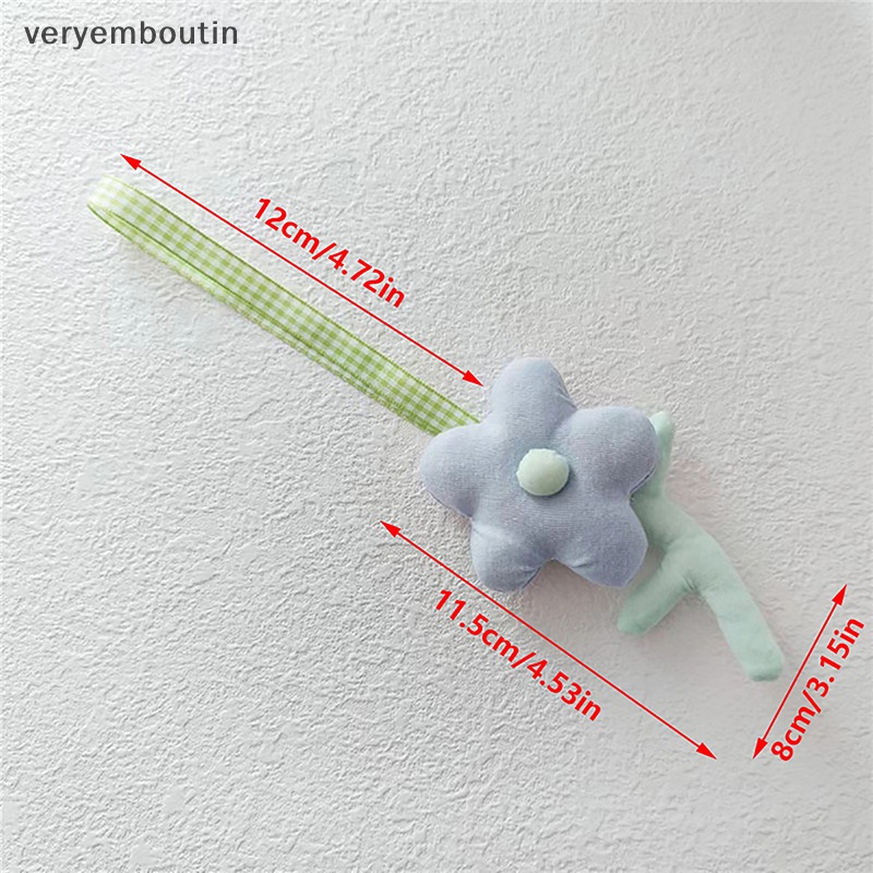 Móc Khóa Hình Bông Hoa Màu Sắc Ngọt Ngào Xinh Xắn