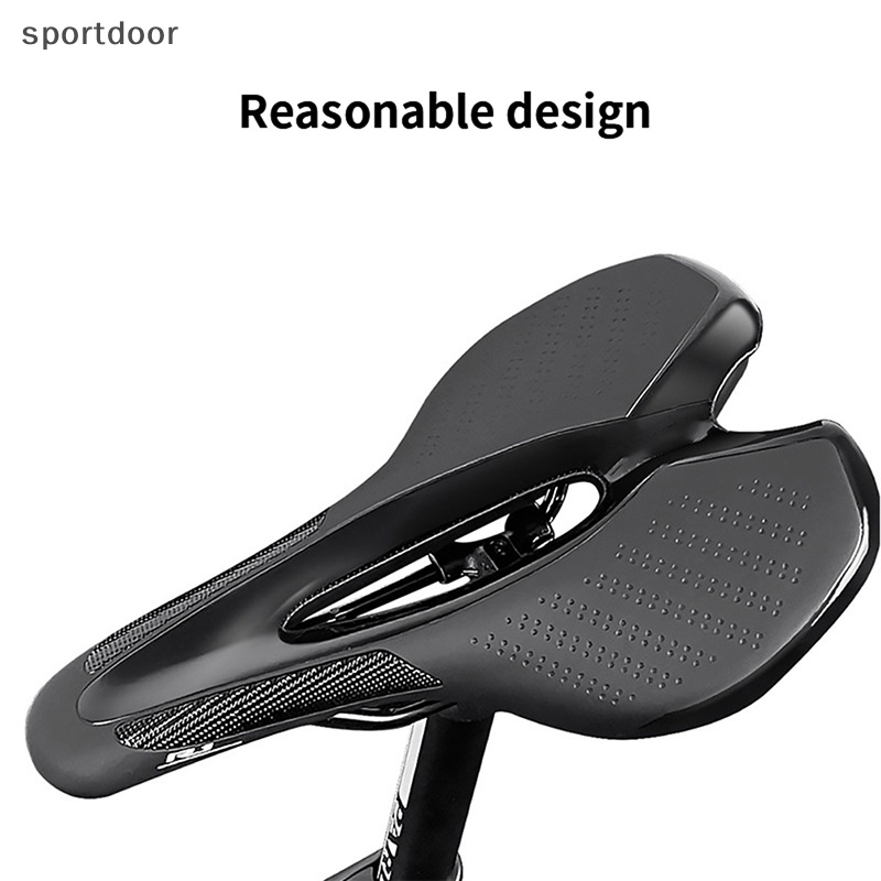 Yên Xe Đạp Leo Núi Bằng PU Mềm Mại Thoáng Khí Kèm Đèn Đuôi Cảnh Báo USB Tiện Dụng