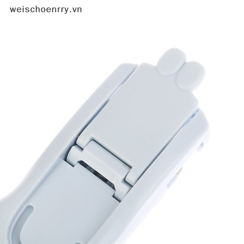 1 Bộ Dụng Cụ Uốn Cong Lông Mi Mini Bằng Nhựa Hình Chân Mèo Dễ Thương