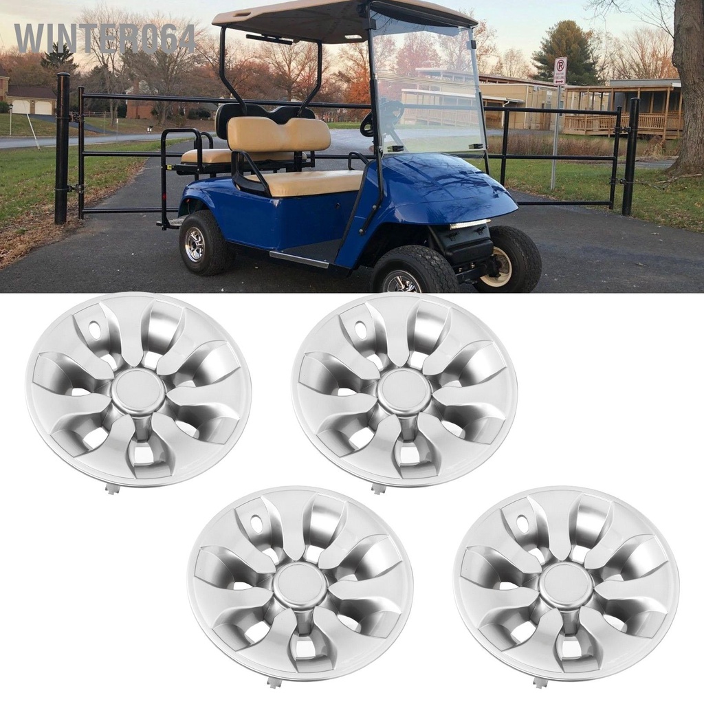 Winter064 4 Xe Golf Bánh Trung Tâm Nắp Khí Động Học Độ Cứng Cao 8in Đa Năng Thay Thế Cho Câu Lạc Bộ