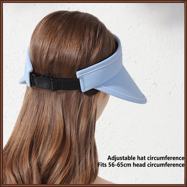 Mũ Vành Rộng Chống Nắng Chống Gió Có Thể Điều Chỉnh Vành Kèm Dây Có Thể Tháo Rời Cho Nữ